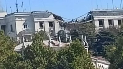 ВСУ нанесли ракетный удар по штабу Черноморского флота в Севастополе (видео)