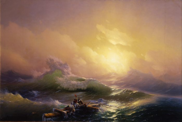 И. К. Айвазовский. «Девятый вал». 1850. (Общественное достояние)