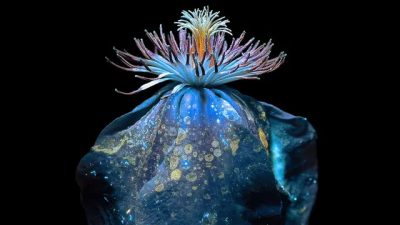 Волшебные фотографии в ультрафиолетовом свете передают душу и энергию цветов