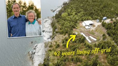 Супружеская пара 43 года живёт в глуши, но со всеми удобствами цивилизованного мира