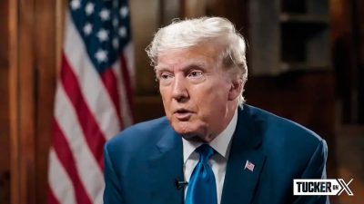 Трамп обсуждает риск гражданской войны в США с Такером Карлсоном