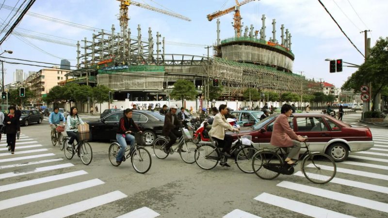 Строительство в Шанхае, 19 мая 2006 г. (Mark Ralston/AFP via Getty Images)
 | Epoch Times Россия