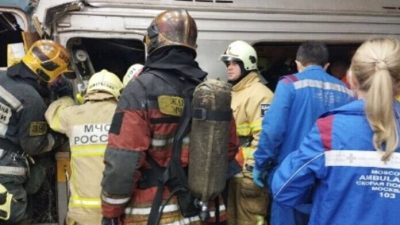 В метро Москвы столкнулись поезда, пятеро пострадали (видео)