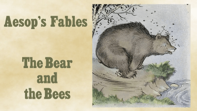 Басни Эзопа: бедный медведь мог спастись, только нырнув в озеро