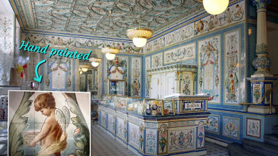 В Дрездене есть молочный магазин в стиле Ренессанс