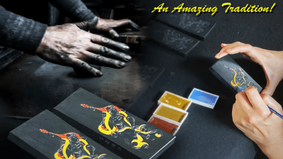 Японские традиционные чернила суми для императоров и современных ценителей