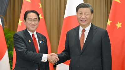 Премьер-министр Японии выразил претензии к лидеру Китая