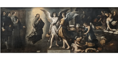 Хорошая еда приходит с добром: «Кухня ангелов» Мурильо