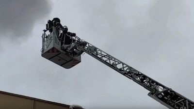 Во время пожара на рынке «Садовод» в Москве эвакуировали 350 человек (видео)