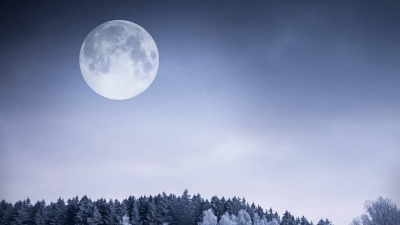 Полная Холодная Луна украсит небо в канун Рождества