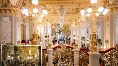 Обед во дворце Будапешта: самое красивое кафе мира