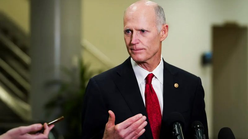 Сенатор Рик Скотт выступает на пресс-конференции в Капитолии США в Вашингтоне 11 июля 2023 года. (Madalina Vasiliu/The Epoch Times)
 | Epoch Times Россия