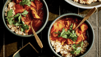 Курица карри медленного приготовления