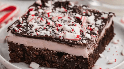 Мятные шоколадные пирожные