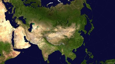 Материк Евразия: самый-самый на планете Земля