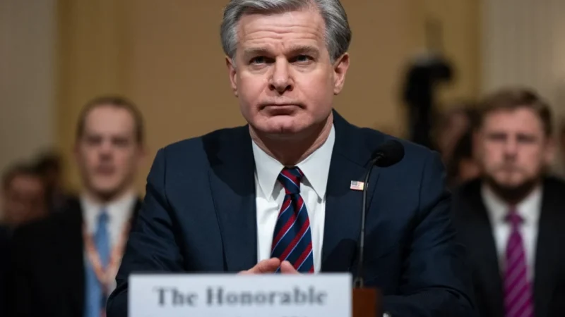 США уничтожили вредоносное ПО Китая, угрожавшее «физической безопасности» американцев Директор ФБР Кристофер Рэй прибыл для дачи показаний во время слушаний в полном составе комитета Конгресса США на тему «Киберугроза Китая для американской национальной безопасности» в Вашингтоне, 31 января 2024 года. (Julia Nikhinson/AFP via Getty Images)
| Epoch Times Россия