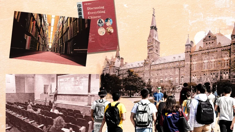 «Вам не избежать его когтей»: длинная рука Пекина нацелена на студентов (Illustration by The Epoch Times, Getty Images) | Epoch Times Россия