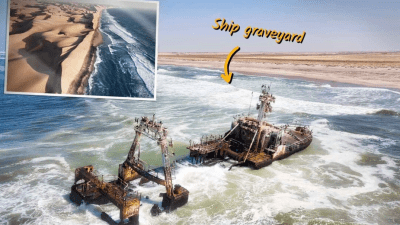 Побережье скелетов — это кладбище сотен кораблей. Вот почему моряки его боятся