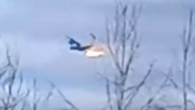 15 человек погибли при крушении военного самолёта в Ивановской области (видео)