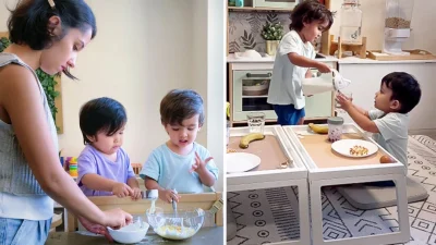 Мать мальчиков-близнецов считает, что детей нужно приучать к самостоятельности с 12 месяцев