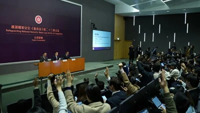 Законопроект, предложенный правительством Гонконга, вызвал всеобщее возмущение