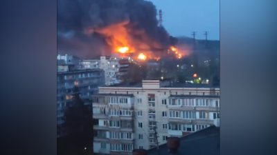 Россия разбомбила мощную Трипольскую ТЭС под Киевом (видео)