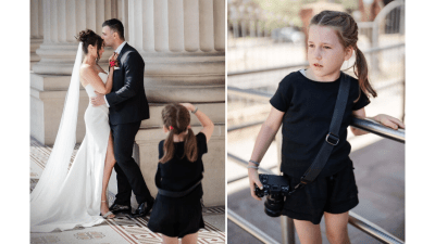 Отец-фотограф позволил девятилетней дочери провести свадебную фотосессию — результаты поразили всех