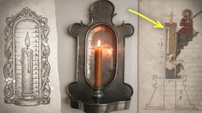 Ещё до появления механических часов люди определяли время по свечам