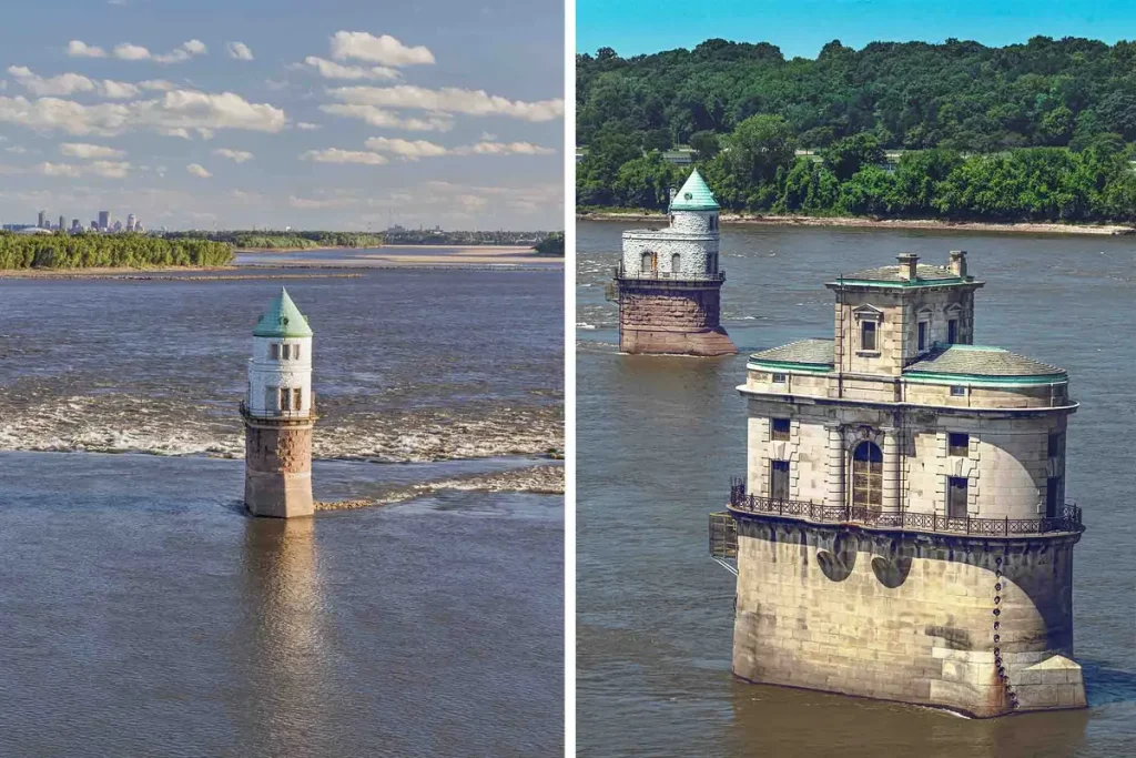 Посреди реки Миссисипи стоят крепости. С какой целью их построили более 100 лет назад?