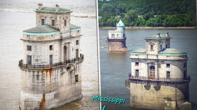 Посреди реки Миссисипи стоят крепости. С какой целью их построили более 100 лет назад?