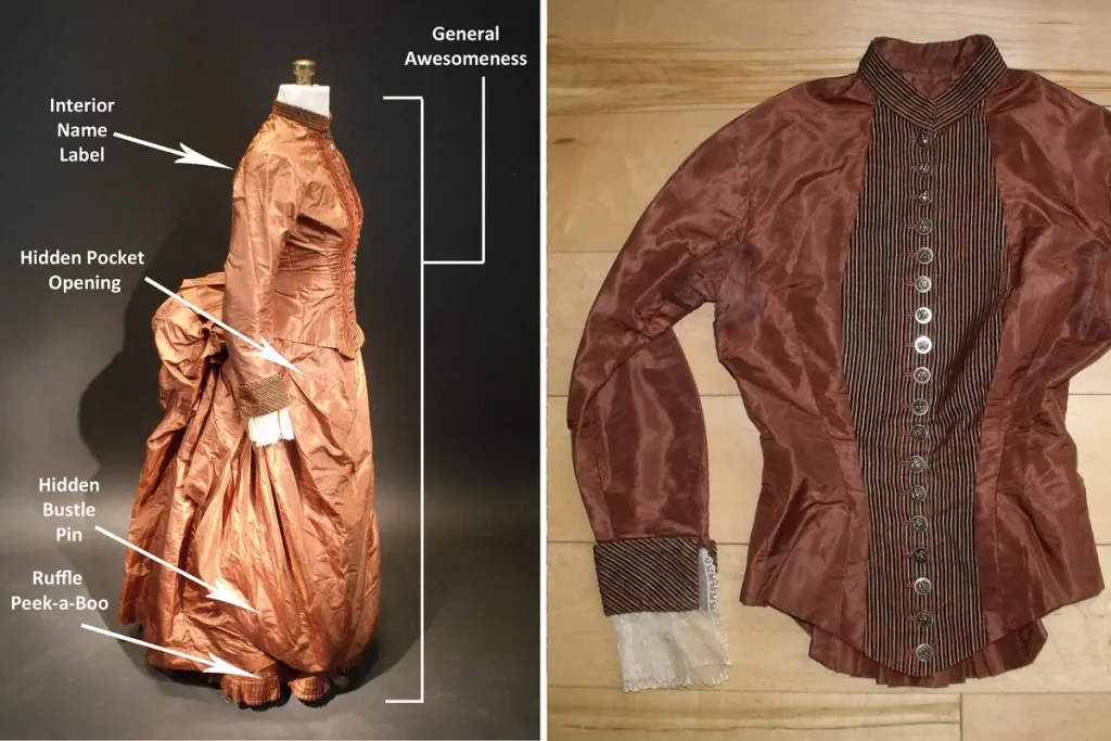 Женщина купила платье XIX века и обнаружила в тайном кармашке непонятную записку