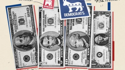 Демократы вкладывают в избирательную кампанию гораздо больше «тёмных денег», чем республиканцы
