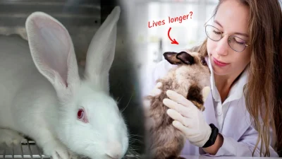 Лабораторные кролики не разболелись  от токсичной пищи просто потому, что их любили