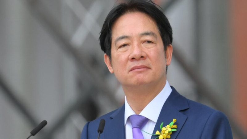 Президент Тайваня Лай Цзин-те произносит свою инаугурационную речь после приведения к присяге во время церемонии инаугурации в здании администрации президента в Тайбэе 20 мая 2024 года. (Sam Yeh/AFP via Getty Images) | Epoch Times Россия