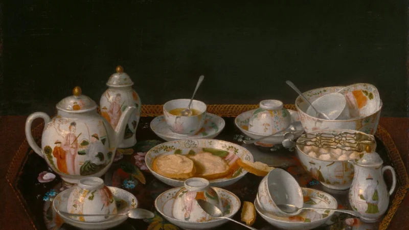 «Натюрморт: Чайный сервиз», примерно 1781–1783 гг, автор Жан-Этьен Лиотар. Масло на холсте, закреплённом на картоне; 38 см на 51 см. Центр Гетти, Лос-Анджелес. (Public Domain) | Epoch Times Россия