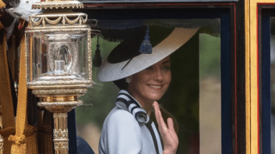 Кейт Миддлтон присутствовала на параде в честь дня рождения короля Карла III (видео)