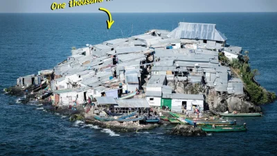 1000 человек ютятся на крошечном острове на озере Виктория из-за нильского окуня