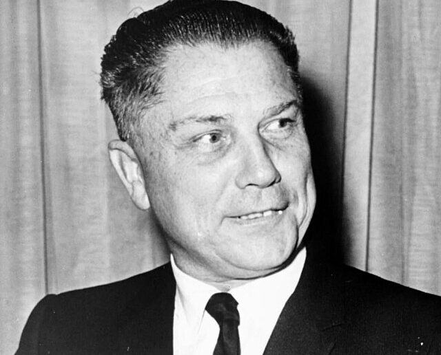 Джимми Хоффа, глава американского профсоюза. (Image: via Wikipedia)