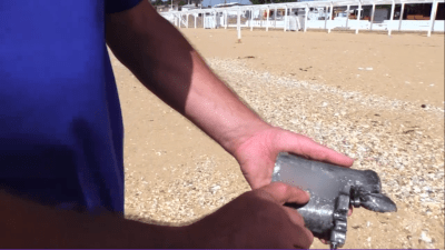 У пляжей Севастополя водолазы нашли неразорвавшийся боеприпас
