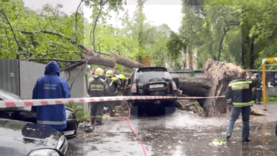 В Москве бушует ураган «Эдгар», один человек погиб (видео)