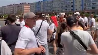Митинг краснодарцев: Мы голодаем, у нас закончились все запасы воды (видео)