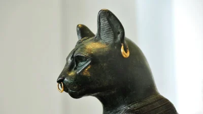 Подиум кошек в древнеегипетском искусстве