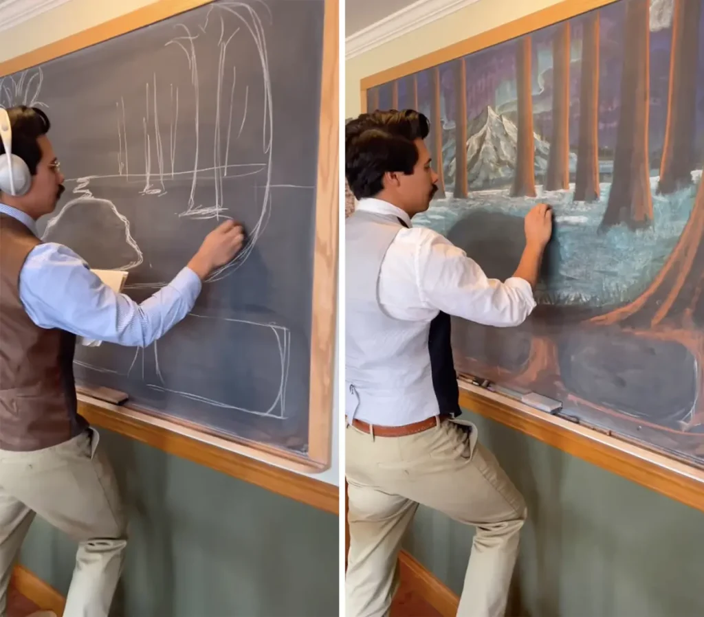 Добрые рисунки морского пехотинца вдохновляют детей всего мира любить прекрасное в искусстве