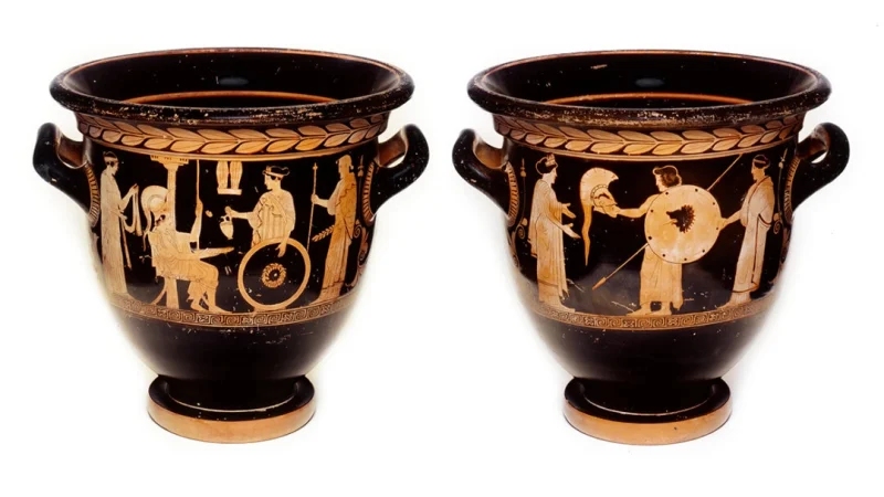 «Колокольчик Кратер (чаша для смешивания)», около 450 г. до н. э., Манера художника Ниобида, Афины. Институт искусств Чикаго. (Public Domain) | Epoch Times Россия