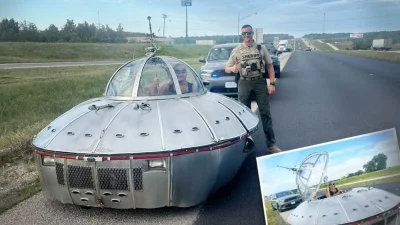 У водителя задержанной «летающей тарелки» особая миссия: Мы пришли с миром
