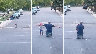 Крепкая дружба внука и деда