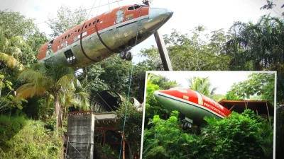 Предприниматель превратил списанный Boeing 727 в люксовые апартаменты на пляже в джунглях — загляните внутрь