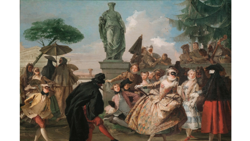 «Менуэт», 1756, Джованни Доменико Тьеполо. Национальный музей искусств Каталонии, Барселона.  (Public Domain) | Epoch Times Россия