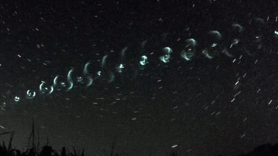 Странный светящийся объект в небе заметили жители России, Украины, Беларуси (видео)