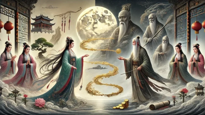 Кармическое путешествие жены Чжоу и Лю. (OpenAI) | Epoch Times Россия